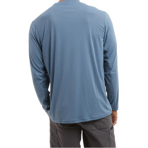 T-shirt de pêche personnalisé avec logo pour hommes, léger, respirant, UPF 50+, séchage rapide, anti-UV, chemise de sport pour pêcheurs, vente en gros - Product Image 4