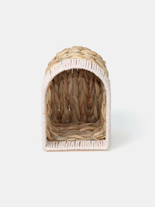 High Quality Natural Water Hyacinth Arch <b>Wall</b> <b>Shelf</b> Handmade Wicker <b>Floating</b> <b>Shelf</b> Nursery Kids Room Decorative Storage Organize - Product Image 2