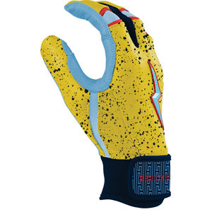 Gants de frappe de baseball en cuir premium personnalisables, 100 % cuir Cabretta, fermeture auto-agrippante. - Product Image 3