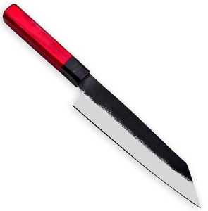 Couteau de chef personnalisé OEM fait main, à lame droite, en acier 12C27 |   Couteau de cuisine à lame fixe avec manche en bois - Product Image 2