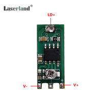 Carte d'alimentation pour circuit imprimé de pilote de diode laser 3-5VDC pour laser rouge IR basse puissance <400mA