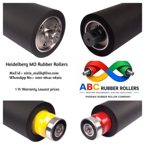 ลูกกลิ้งยาง ABC ไฮเดลเบิร์ก MO ลูกกลิ้งยาง อะไหล่เครื่องพิมพ์ออฟเซต รับประกัน 1 ปี ใหม่ - Product Image 1