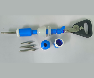 Manipulateur utérin manuel en acier Clermont-Ferrand avec trocar Hassan 10 mm, instrument chirurgical gynécologique laparoscopique - Product Image 5