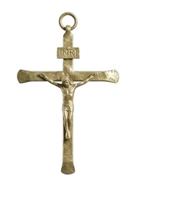 Hanging <b>Small</b> Size Bishop's Blessing Crucifix Custom Color Christian Catholic Church Christmas Decorative Crucifix - Product Image 1