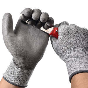 Gants de sécurité professionnels Phu Thinh HPPE enduits de PU, résistants aux coupures A3-A4, certifiés EN388 QCVN 01:2017, avec grip PU, lavables - Product Image 4