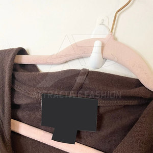 Sudaderas con Pedrería de Manga Larga con Logotipo Personalizado al por Mayor, Sudaderas con Pedrería de Moda en Color Sólido - Product Image 6