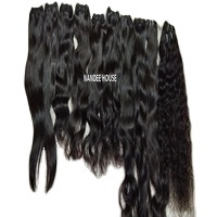 Cabello Humano 100% Natural Remy Virgen Indio con Ondas Naturales, Cutícula Alineada, Cabello Crudo, 16 Pulgadas, Color Natural, Ecológico y Ligero - Product Image 2