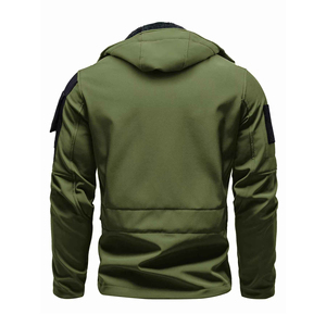Tactical <b>Jacket</b> Men's Winter <b>Fleece</b> Sharkskin Tactical Outdoor <b>Jackets</b> Camping Hiking Hunting Fishing Climbing Tactical <b>Jacket</b> - Product Image 6