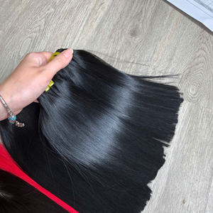 Extensiones de cabello a precio de fábrica de color natural humano vietnamita mezcla de color liso hueso - Product Image 3