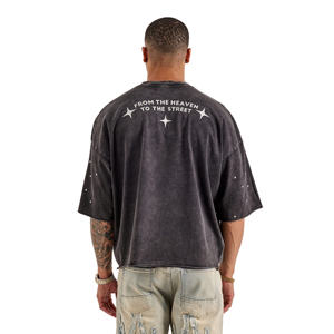 T-shirt léger en jersey de coton à col rond et manches courtes pour homme, imprimé haute qualité, collection été 2026 - Product Image 3