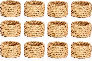 Premium Design Rattan Napkin Ring Woven Rattan Napkin Ring Jute Rattan Napkin Ring <b>Table</b> Decoration At Factory Wholesale Price - Product Image 2