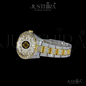 Reloj RLX Totalmente Cubierto de Diamantes VVS Moissanite, Joyería Hiphop, Aleación de Cuarzo, Cristal, Regalo para Compromiso, Fiesta, Boda, Aniversario - Product Image 2