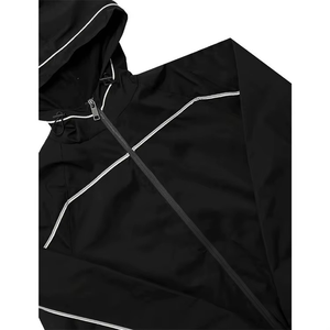 Survêtement coupe-vent vintage personnalisé pour homme, imperméable et respirant, avec logo, streetwear, vêtements de sport, fabricant OEM - Product Image 3