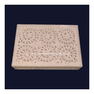 Very Exclusive New Traditional Modern Look Best Product Soapstone Carving <b>Box</b> With Rectangle Shape Use For Jewelry Storage <b>Gift</b> - Product Image 4