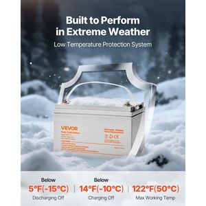 Batteria a ciclo profondo 12V 75Ah sigillata con tecnologia AGM, ricaricabile, al piombo-acido, di ricambio per scooter ed elettriche - Product Image 4