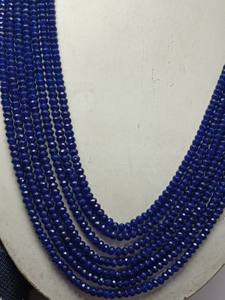 M.Y.GEMS - Cuentas de Jade Azul Real Natural de Primera Calidad, Facetadas en Forma de Rondelle de 4 mm, 7 Hilos, para la Elaboración de Joyas - Product Image 3