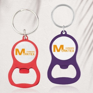 Porte-clés ouvre-bouteille en métal avec logo personnalisé - Product Image 5