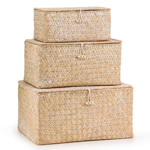 Cajas de almacenamiento de algas marinas al mejor precio, venta al por mayor, cajas de regalo de flores naturales hechas a mano, se acepta logotipo personalizado - Product Image 1