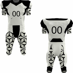 Uniforme de Fútbol Americano Personalizado con el Último Diseño, Manga Corta, Cuello en V, Largo Regular - Product Image 6