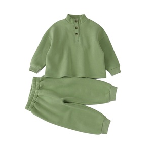 Vente chaude Vêtements de sport pour hommes adultes en deux pièces, couleur unie, écologiques, 100% coton, grande taille, manches longues, à capuche, imprimés - Product Image 2