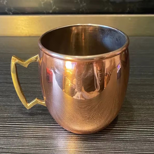 High Quality Classic Eco-Friendly Handcrafted Pure Hammered <b>Copper</b> Mug-Custom Volume & Shape for Hotel Bar Home School Use - Product Image 1