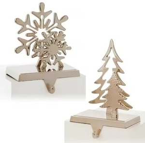 Luxury Metal <b>Stocking</b> <b>Holder</b> Premium Christmas Display Accent for Festive Home Decoration - Product Image 6