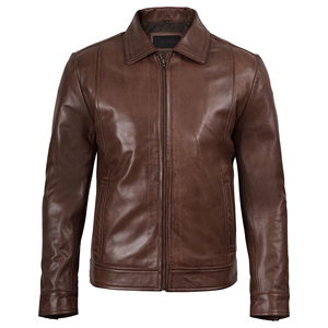 In-Stock Items Factory Direct Sales Spring Autumn Fashion Sports <b>Sheepskin</b> <b>Jacket</b> Unisex Genuine Leather Plain Dyed Waterproof - Product Image 1