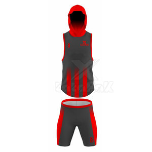 Tissu respirant en polyester écologique extensible et doux, coutures durables, uniforme 7V7 personnalisable pour des séances d'entraînement intenses - Product Image 2