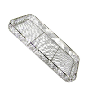 <b>Surgical</b> <b>Instruments</b> Tray Custom Made Wire Mesh Trays German Stainless Steel Hollow Ware Medical Sterilization Tray - Product Image 3