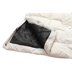 Manteau d'hiver long imperméable pour femme, veste épaisse en duvet alternatif, parka matelassée chaude et isolée avec capuche, coupe-vent et résistante au froid - Product Image 3