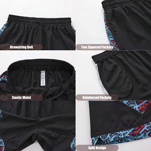 Nuevos Pantalones Cortos Deportivos de Malla de Poliéster para Hombre, Estampados Personalizados, Estilo Casual, para Gimnasio, Verano, Baloncesto y Streetwear - Product Image 2