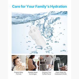 Caraffa Filtrante per Acqua a 5 Stadi con 3 Ricambi, Senza BPA, Dura 3 Mesi, 40 Galloni - Product Image 2