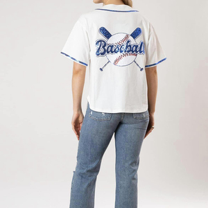Camiseta de Béisbol Personalizada Elite 100% Poliéster, Transpirable, de Secado Rápido, Uniforme para Hombre Adulto con Logotipo Impreso y Bolsillos - Product Image 4