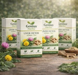 Sachets de thé détoxifiant hépatique ayurvédique traditionnel – Énergie naturelle, protection immunitaire, bien-être – Mélange d'herbes haute puissance - Product Image 4