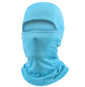 Masque Balaclava intégral bleu clair unisexe, respirant, imperméable, 100% polyester, taille adulte 56-58 cm - Product Image 1