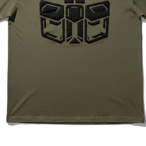 เสื้อสตรีทแวร์พิมพ์ลายพัฟฟ์ เสื้อยืดโอเวอร์ไซส์ลายกราฟิกสำหรับผู้ชาย เสื้อยืดคอตตอนเนื้อหนาคุณภาพสูง - Product Image 3