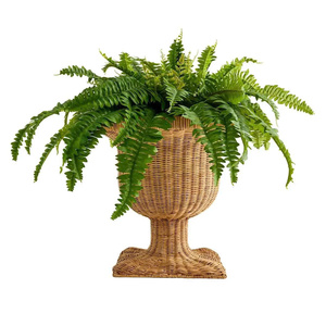 Support de pot de fleurs en rotin tressé fait main, panier décoratif pour plantes d'intérieur, décoration maison et jardin, vente en gros - Product Image 3