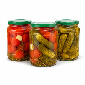 Made In Vietnam Top Selling Natural <b>Pickled</b> Assorty Whole Unpeeled Cucumber and Tomato Customized Packaging - Product Image 1