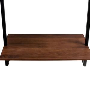 Estantes de baño de madera de metal de 3 y 2 niveles Estantería de almacenamiento de pared colgante - Product Image 3