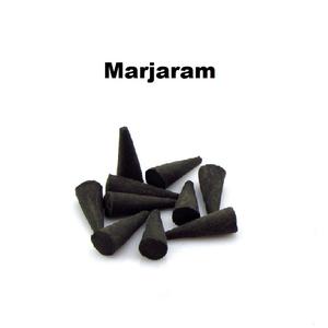 Cônes d'encens Marjaram naturels Fourniture en gros de cônes d'encens de meilleure marque (noir) - Product Image 1