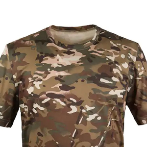 T-shirt camouflage homme en gros – Motif chasse classique, respirant et durable pour les opérations sur le terrain - Product Image 2