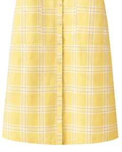 Vestido Camisero Largo a Cuadros Amarillo Personalizado para Mujer, Vestido Midi Casual a Cuadros con Botones, Fabricante Mayorista Personalizado - Product Image 6