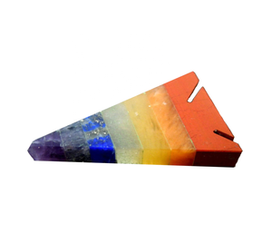 Haute qualité 7 Chakra sculpté pointe de flèche pierre naturelle pierre précieuse pour la guérison Agate cristal grossiste - Product Image 2