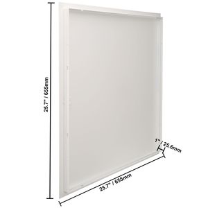 Pannello di Accesso per Controsoffitto in Acciaio Rinforzato 24 X 24 Pollici, per Impianti Idraulici, Ancoraggi per Cartongesso Inclusi - Product Image 5