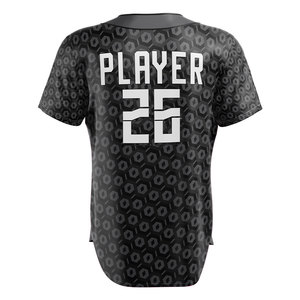 เสื้อเบสบอลผู้หญิงแบบ OEM สั่งทำพิเศษ พิมพ์ลายแบบ Sublimation เต็มตัว ระบายเหงื่อได้ดี ชุดทีมซอฟต์บอลสำหรับสโมสร ทีม และแบรนด์ต่างๆ - Product Image 3