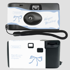 LOMOPIE Appareils photo jetables personnalisés pour mariage, à usage unique, 35 mm, à mise au point fixe, sans flash, en ABS, manuels, cadeau promotionnel - Product Image 1