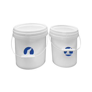 Proveedor gran oferta 1l/5l/10l/15l/<span class=keywords><strong>20l</strong></span>/25l barato redondo Biodegradable Turdy Durable cubo de plástico de grado alimenticio para almacenamiento de alimentos - Product Image 1