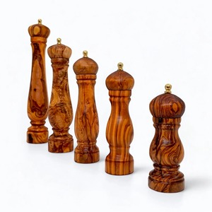 Wooden Multi Size <b>Salt</b> And Pepper <b>Shakers</b> Set For Kitchen Dining Table Rustic Stylish Spice Storage Container Handmade Design - Product Image 1