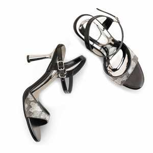 Sandalias de tacón negro FN6100 - Product Image 1