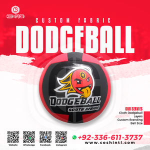 Dodgeball d'entraînement en plein air sur mesure OEM Dodgeball d'aire de jeux en caoutchouc polyester Dodgeball Fabricant de Dodgeball en tissu sur mesure OEM au Pakistan - Product Image 2